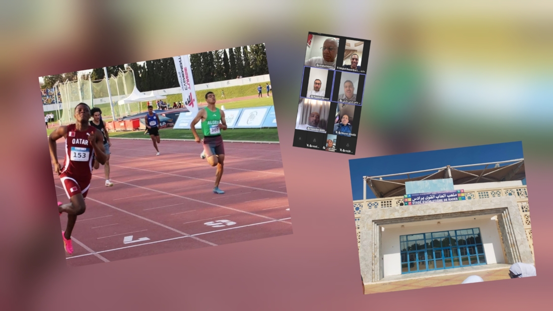 الاتحاد العربي واللجنة المنظمة يبحثان ترتيبات بطولة الشباب والشابات لألعاب القوى في تونس