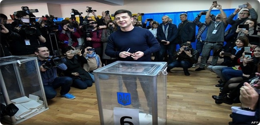 المرشح للإنتخابات الرئاسية في أوكرانيا، الممثل الكوميدي فولوديمير زلنسكي