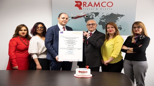 " رامكو ترافل "  أحدث  وكالة أسفار في تونس حاصلة على شهادة  ISO 9001