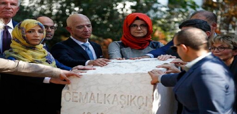 احياء ذكرى جمال خاشقجي أمام السفارة السعودية بإسطنبول